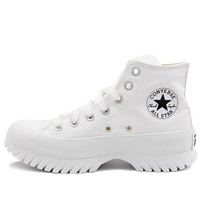 南🔥2022 8月 CONVERSE Chuck Taylor 高筒 鋸齒 增高 厚底 女款 全白 A00871C