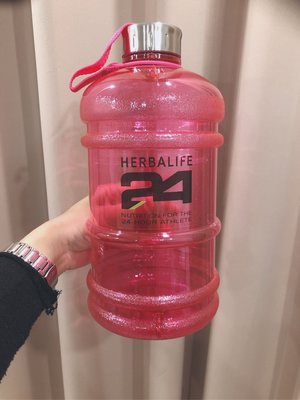 H24 logo 靜電貼  2.2L環保塑料冷水壺 健身水壺 大容量運動水壺 啞鈴水壺