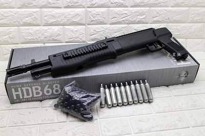 台南 武星級 Umarex T4E HDB68 防身 鎮暴槍 CO2槍 + CO2小鋼瓶 + 加重彈 ( 17MM鎮暴防