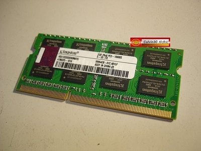 金士頓 Kingston DDR3 1333 2G DDRIII PC3-10600 雙面16顆粒 筆記型專用 終身保固