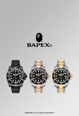 BAPE  TYPE 1 BAPEX 手錶。太陽選物社