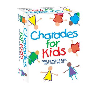 溜溜單詞猜紙牌Charades For Kids Word Guessing Card Game英桌游