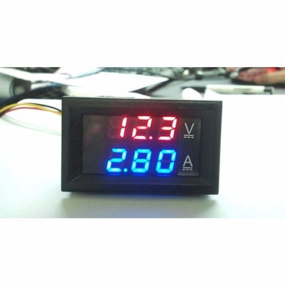 DC0-100V/10A LED直流雙顯示數字電流電壓表