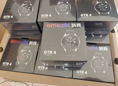 現貨 華米手錶amazfit GTR4  黑色 全新原封正品 黑色 簡體