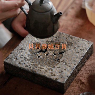 手工 泡茶用具 日式 鎏金石紋 壺承 / 茶船 茶承 干泡茶盤 柴燒 窯變 茶盤 茶具 柴燒壺