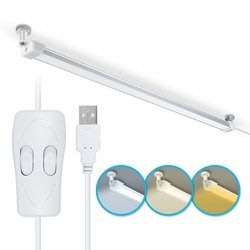 ☆YoYo 3C☆ USB線控雙開關 磁吸式LED超薄燈管(3種色溫可切換) 小夜燈 壁燈