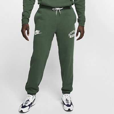 現貨L Nike x Stranger Things Hawkins Pants 怪奇物語聯名 運動縮口長褲白綠
