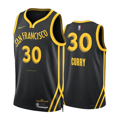 美版正品 勇士隊30號CURRY斯蒂芬庫里球衣2023榮耀版男女籃球服SW