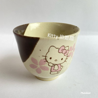 [Kitty 旅遊趣] Hello Kitty 美濃燒茶杯 凱蒂貓 櫻花 日本製 收藏