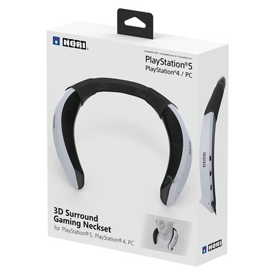 PS5/PS4/PC周邊 HORI 頸掛式有線揚聲器 3D 環繞 揚聲器喇叭 耳機 麥克風 SPF-009U【歡樂屋】