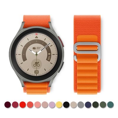 適用於 Samsung Galaxy Watch 5 4 40mm 44mm 錶帶的 Alpine Loop 錶帶 4