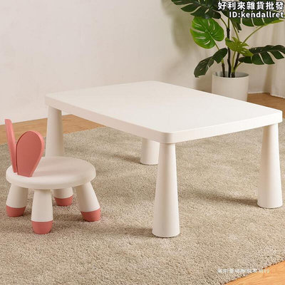 幼兒園兒童桌椅學習桌椅書桌方桌遊戲桌可愛加厚寶寶桌塑料其他