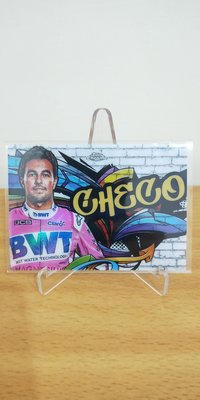 2020 topps chrome f1 Sergio Perez "checo" 塗鴉特卡