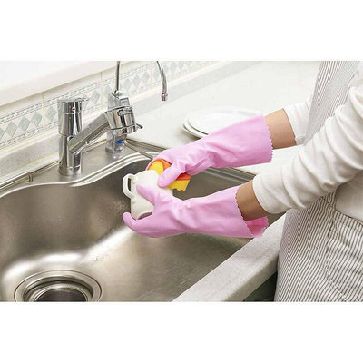 【現貨】絲滑手感型輕薄手套 廚房家用清潔洗衣洗碗手套