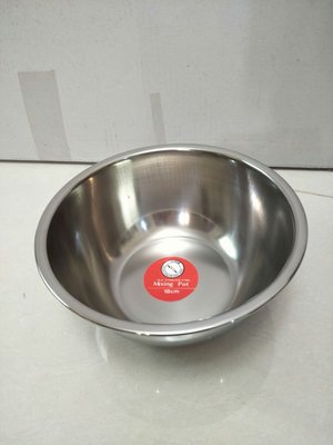 盆 湯鍋 料理盆 打蛋盆 304(18-8)不鏽鋼18cm(台灣製造)