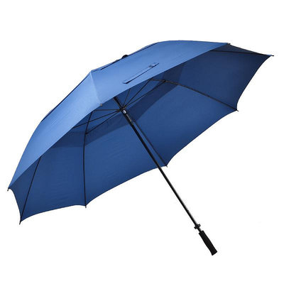 遮陽傘雨傘長柄超大號傘三人加大加厚男女雙層特大防風傘暴雨專用傘黑傘可開發票