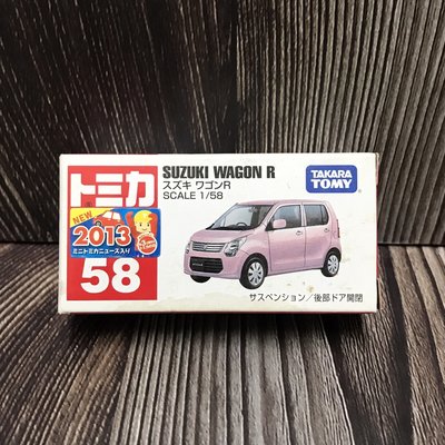 《HT》新車貼 TOMICA 多美小汽車NO58 SUZUKI WAGON R貨號471097