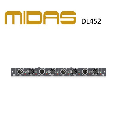 MIDAS DL452 裝在DL351上介面卡-8個輸入通道&8個輸出通道轉換器