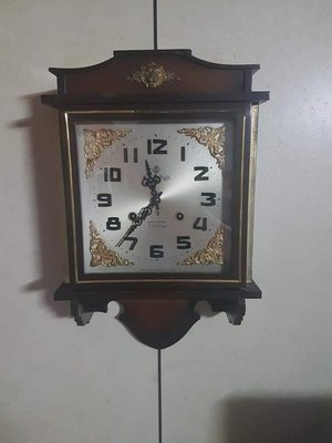 日本古董鐘 AICHI 愛知 60日 豪華型 機械掛鐘 發條鐘.