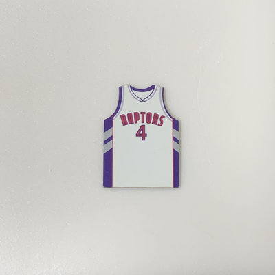 GA-美國職籃【多倫多暴龍×Chris Bosh】NBA 2004~10年 主場球衣造型磁鐵