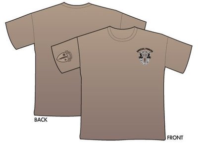 JHS（（金和勝 生存遊戲專賣））警星SPECIAL FORCES T恤 -沙色 TS-09