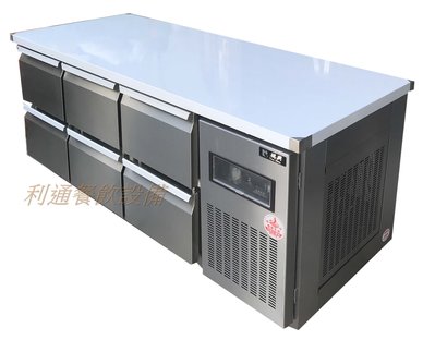 《利通餐飲設備》RS-T006 工作台冰箱抽屜式.全凍冰箱 冷凍冰箱 抽屜冰箱 抽屜冷凍櫃.工作台冰箱 冷凍庫 冷凍櫃