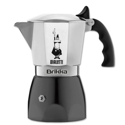 龐老爹咖啡 BIALETTI Brikka 2、4人份 加壓摩卡壺 義大利品牌 原廠墊圈 MOKA 3(4)、6人份適用