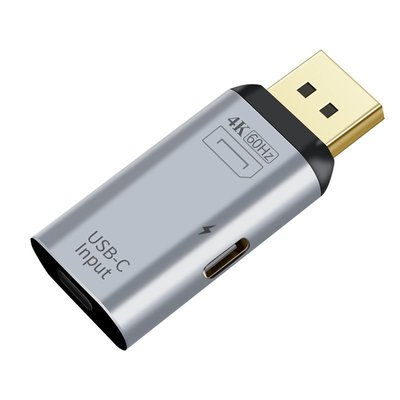 USB-C母轉HDMI高清4K@60HZ轉接頭TypeC轉DP線適用蘋果m樂悅小鋪