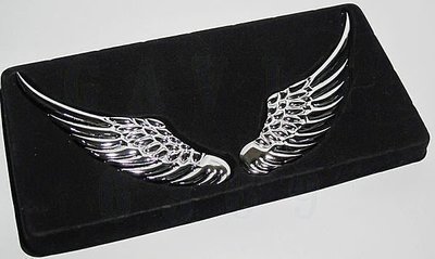 光光賣場 3D立體 純金屬合金 汽車貼紙 天使之翼 天使翅膀 LOGO貼紙 另有小惡魔 小天使 蝙蝠翅膀