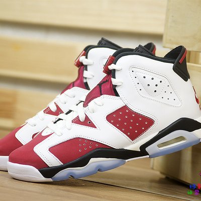 球鞋補習班NIKE AIR JORDAN 6 RETRO GS CARMINE OG 胭脂紅女384665-106