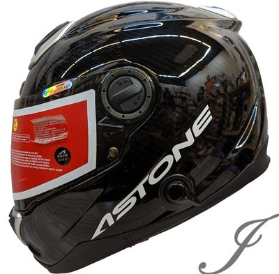 《JAP》 ASTONE GT1000F 透明碳纖 雙鏡片雙D扣全罩安全帽 📌送現折500元