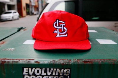 VINTAGE 古著 老帽 美國職棒大聯盟 MLB 聖路易紅雀 紅色棒球帽 棒球老帽 棒球帽