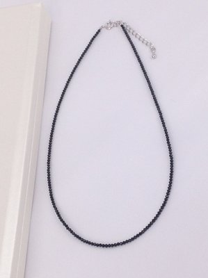 黑色尖晶石項鍊/Black Spinel Necklace ~ [金璽珠寶 - Kingscher]