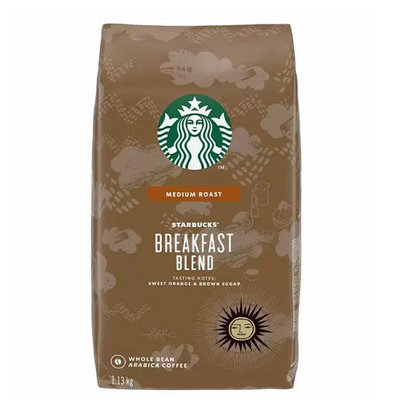 [COSCO代購] C614575 STARBUCKS BREAKFAST BLEND 早餐綜合咖啡豆每包1.13公斤