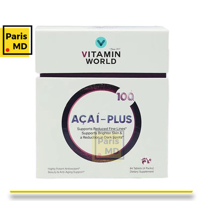 Paris MD💯美國代購 新品🆕VITAMIN WORLD ACAI-PLUS亞馬遜莓升級版一盒84顆