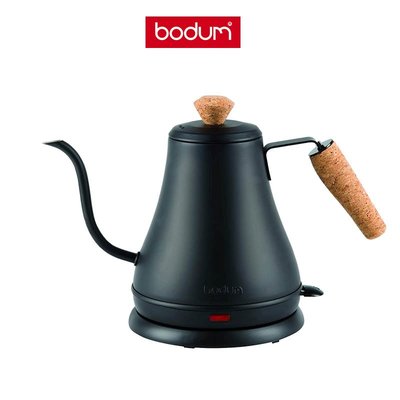 丹麥 Bodum Melior 電熱水壺 快煮壺 0.8L 手沖咖啡壺 鵝頸 細口  霧面黑色