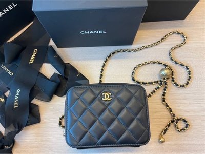 Chanel  黑色金球相機包  台灣現貨  好價$📩