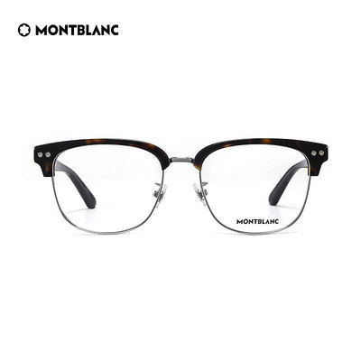 【白敬亭同款】Montblanc萬寶龍黑色鏡框素顏眼鏡架MB0259OK