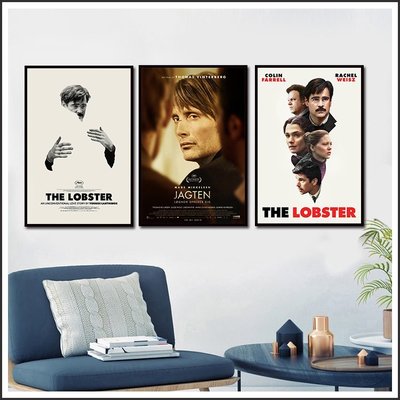 單身動物園 The Lobster 謊言的烙印 The Hunt 海報 藝術微噴 掛畫 嵌框畫 @Movie PoP #