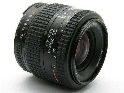 尼康NIKON AF NIKKOR 35-70mm F3.3-4.5 變焦廣角鏡頭全幅(三個月