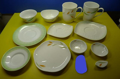 【YUAN】EVA AIR 長榮航空 高級瓷器餐具組（Noritake JAPAN）商務 頭等 皇璽桂冠艙