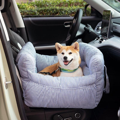 快速出貨 跨境車載狗窩寵物副駕座椅多用外出中小型犬車用便攜手提貓窩狗窩