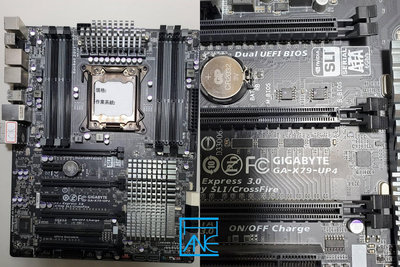 【 大胖電腦 】技嘉GA-X79-UP4 主機板/DDR3/附擋板/保固30天/直購價2000元