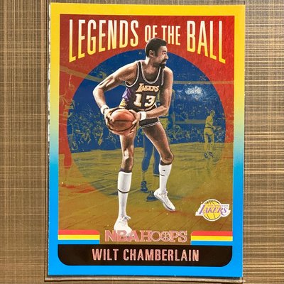 WILT CHAMBERLAIN 2020-21 NBA Hoops legends of the ball silver foil