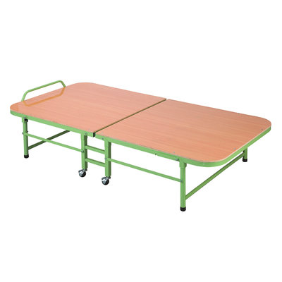 【在地人傢俱】24 輕鬆購-綠色3尺折合床/單人床架/鐵床 GD100-10