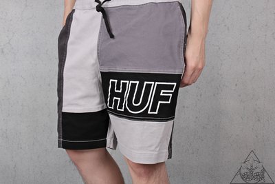 【HYDRA】HUF Vista Easy Short 拼接 Logo 短褲 棉褲【PT00106】