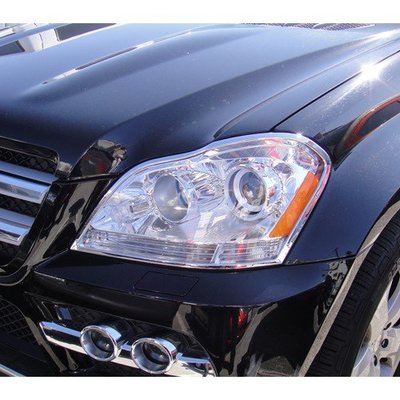 【JR佳睿精品】2005-2012 Benz GL350 GL450 GL X164 改裝 鍍鉻大燈框 車身飾條 配件