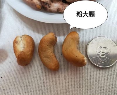 「廠商現貨」越南粉大顆鹽酥帶皮腰果 500g/包