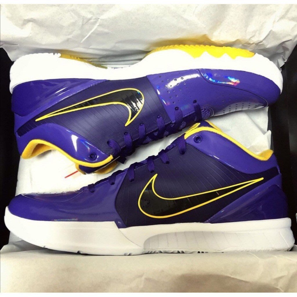 Undefeated x Nike Kobo 4 Protro Lakers 聯名紫金科比CQ3869-500潮鞋