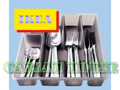 ╭☆卡森小舖☆╮【IKEA】SMÄCKER多功能餐具分類盒 放置刀叉.文具.不佔空間